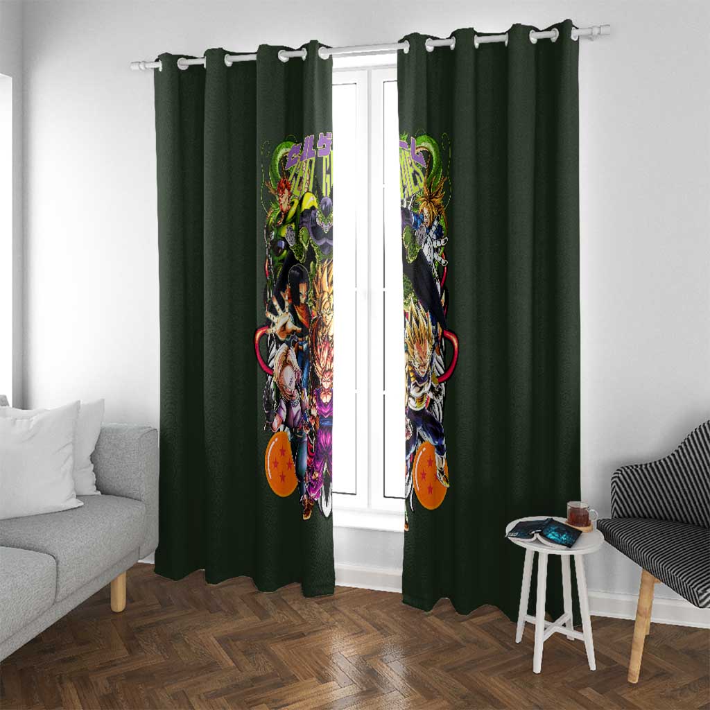 Cell Games Dragon Ball Z Window Curtain Japan Anime Style - The Mazicc
