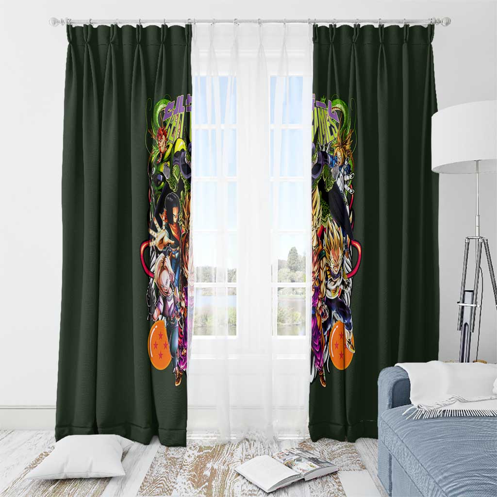 Cell Games Dragon Ball Z Window Curtain Japan Anime Style - The Mazicc
