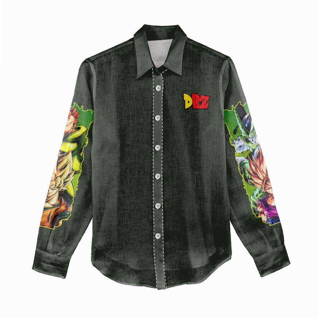 Cell Games Dragon Ball Z Women Casual Shirt Japan Anime Style - The Mazicc