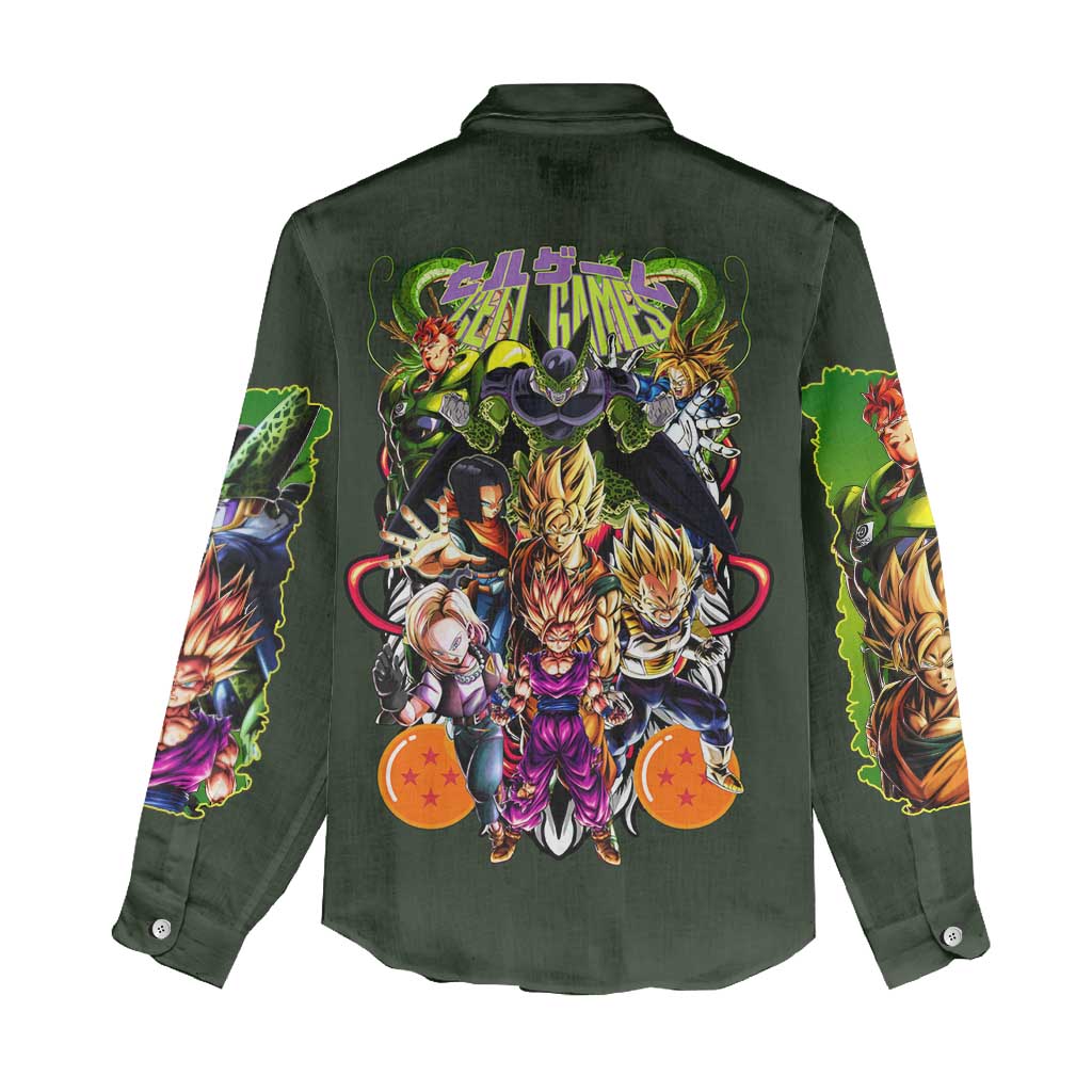 Cell Games Dragon Ball Z Women Casual Shirt Japan Anime Style - The Mazicc