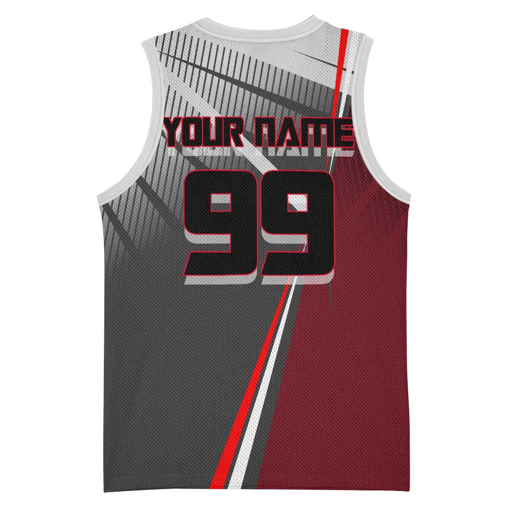 Personalized Choso Jujutsu Kaisen Basketball Jersey with Red Gradient and Dynamic Kick Design