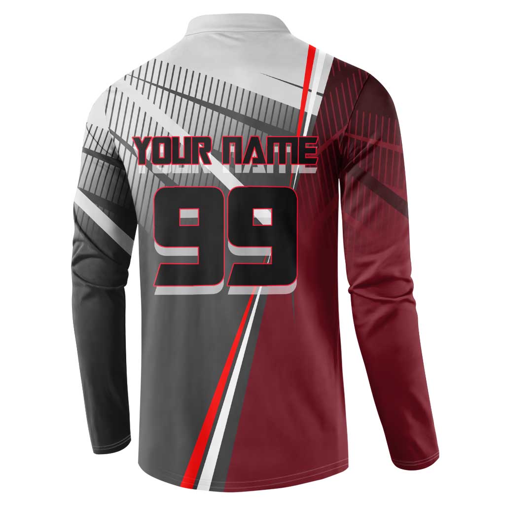 Personalized Choso Jujutsu Kaisen Button Sweatshirt with Red Gradient and Dynamic Kick Design