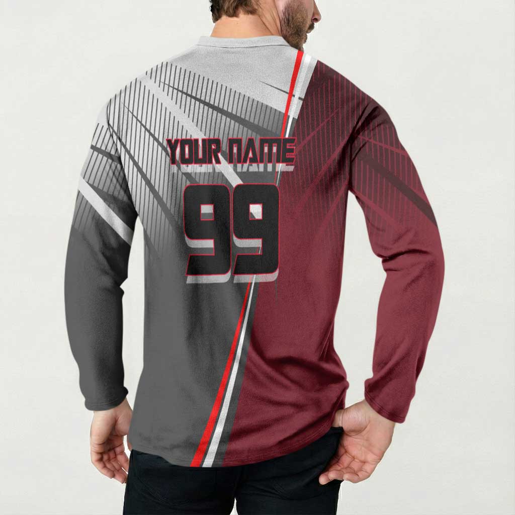 Personalized Choso Jujutsu Kaisen Button Sweatshirt with Red Gradient and Dynamic Kick Design