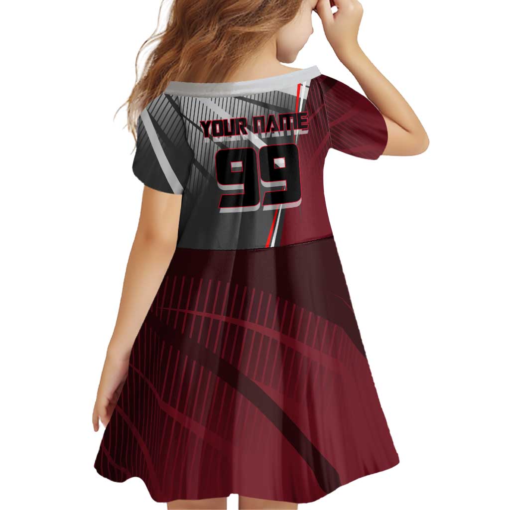 Personalized Choso Jujutsu Kaisen Family Matching Summer Maxi Dress and Hawaiian Shirt with Red Gradient and Dynamic Kick Design