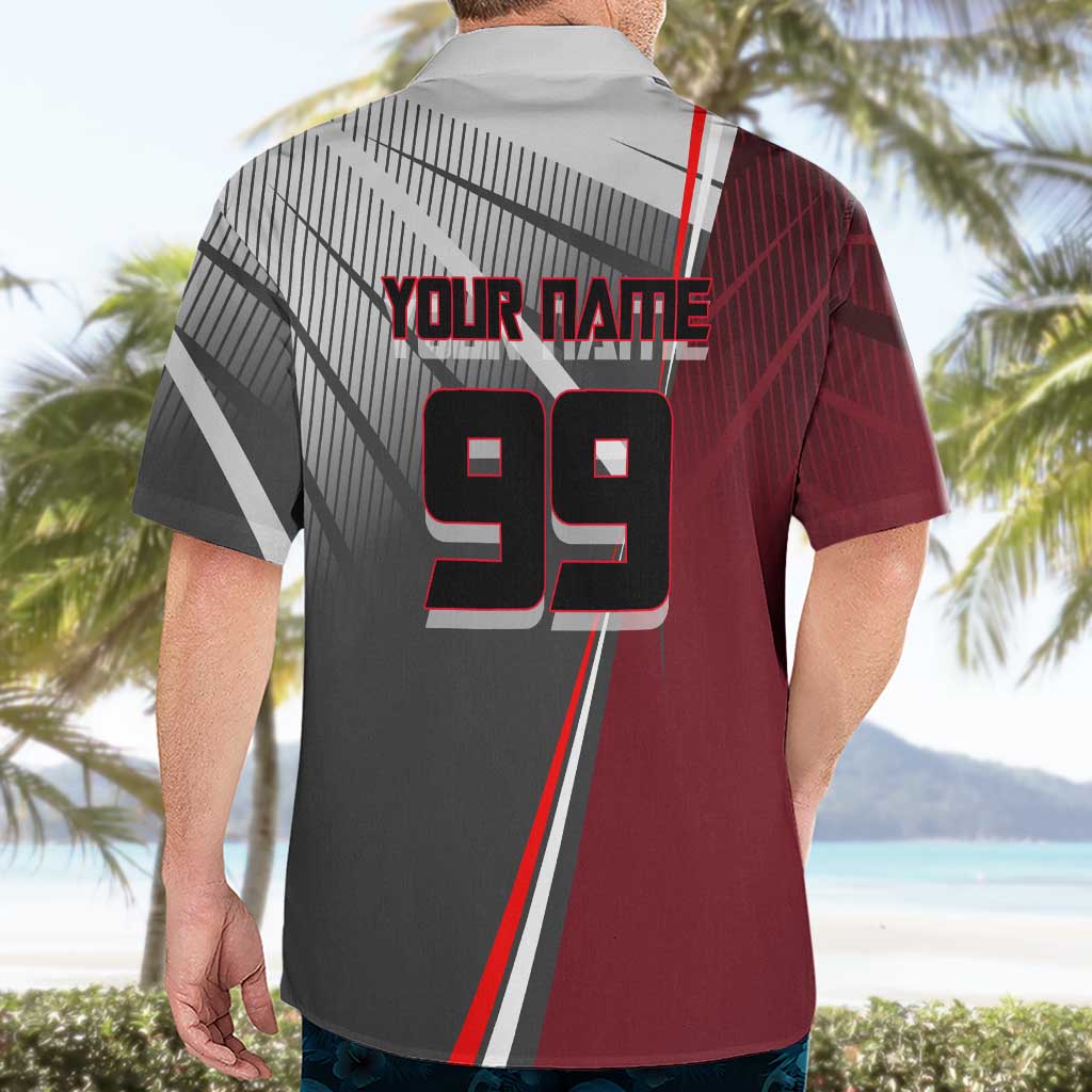 Personalized Choso Jujutsu Kaisen Hawaiian Shirt with Red Gradient and Dynamic Kick Design
