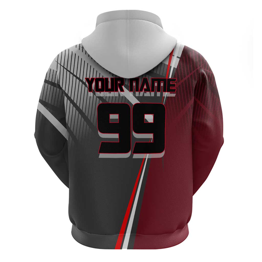 Personalized Choso Jujutsu Kaisen Hoodie with Red Gradient and Dynamic Kick Design