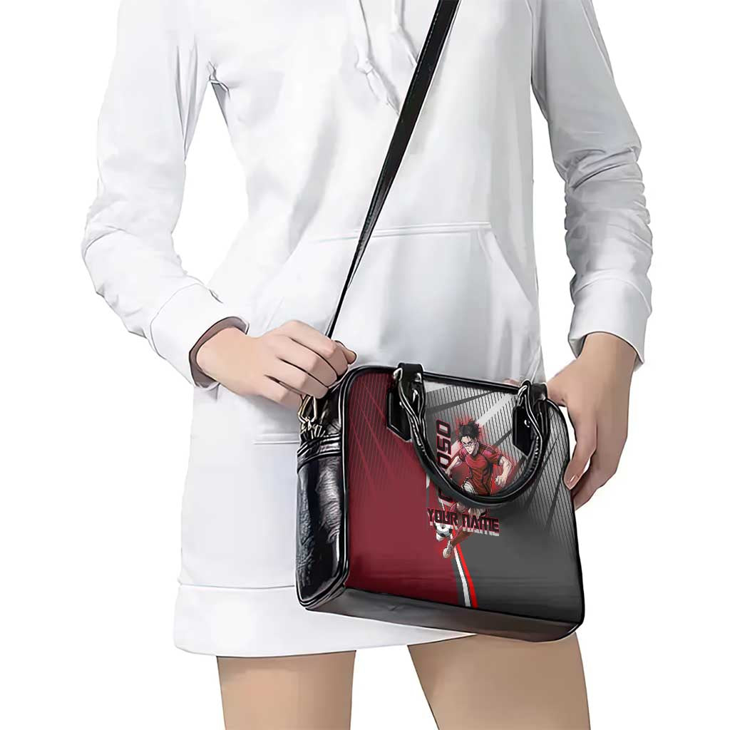 Personalized Choso Jujutsu Kaisen Shoulder Handbag with Red Gradient and Dynamic Kick Design