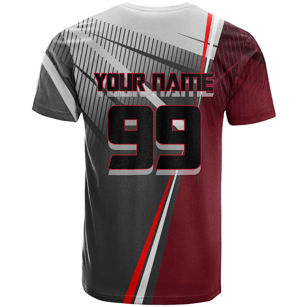 Personalized Choso Jujutsu Kaisen T Shirt with Red Gradient and Dynamic Kick Design