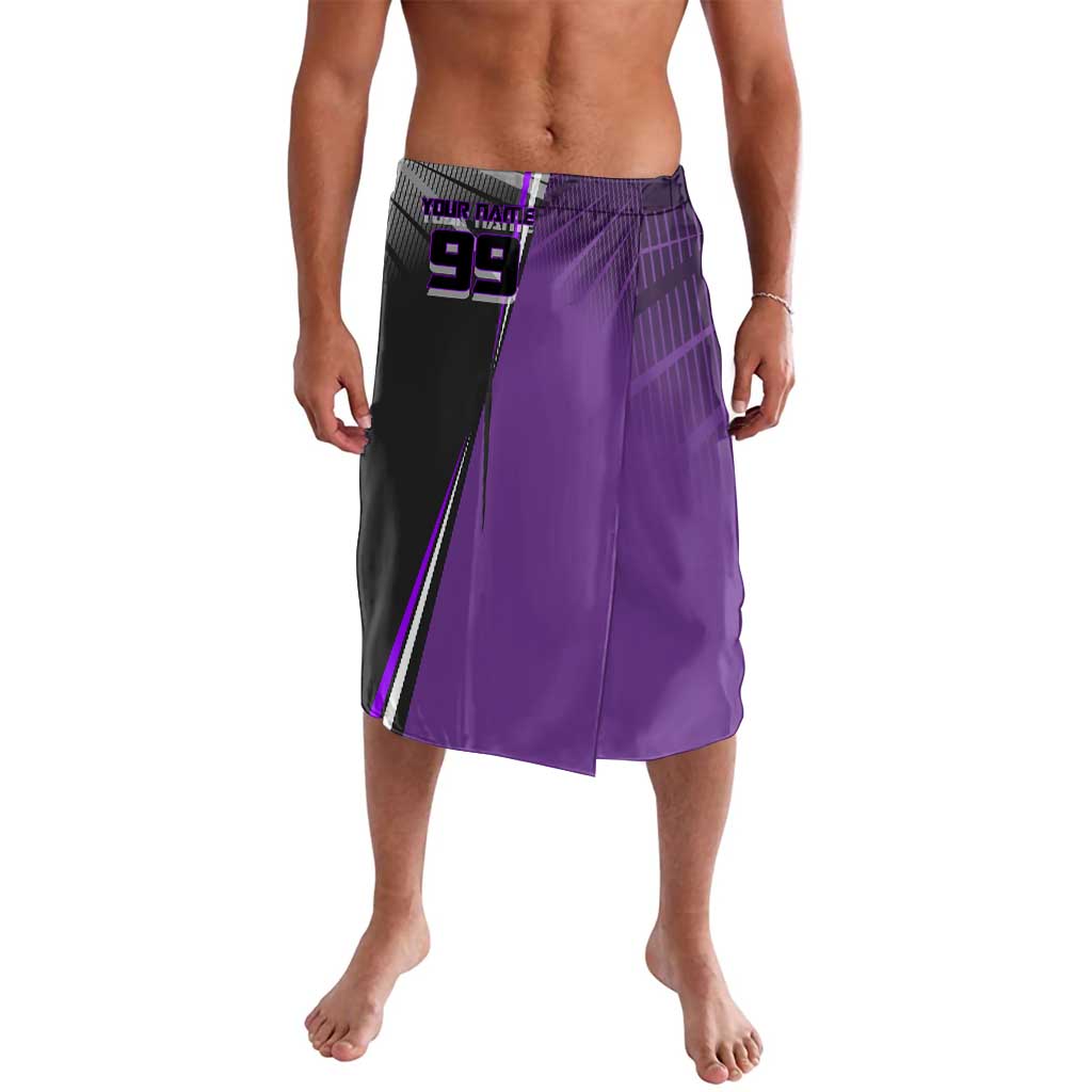 Personalized Toge Inumaki Jujutsu Kaisen Lavalava with Purple Gradient and Action Kick Design