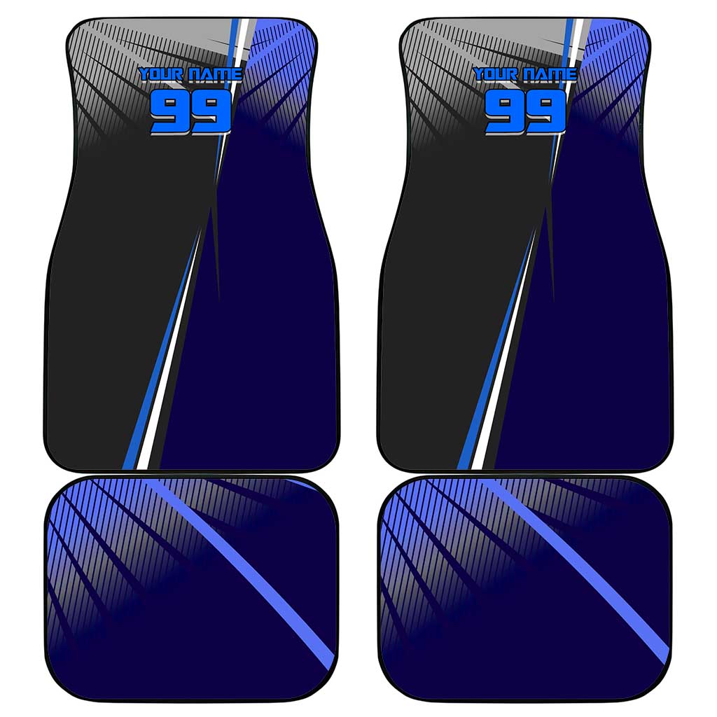 Personalized Aoi Todo Jujutsu Kaisen Car Mats with Blue Gradient and Goalkeeper Action Design