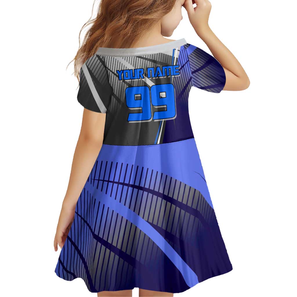 Personalized Aoi Todo Jujutsu Kaisen Family Matching Off Shoulder Maxi Dress and Hawaiian Shirt with Blue Gradient and Goalkeeper Action Design