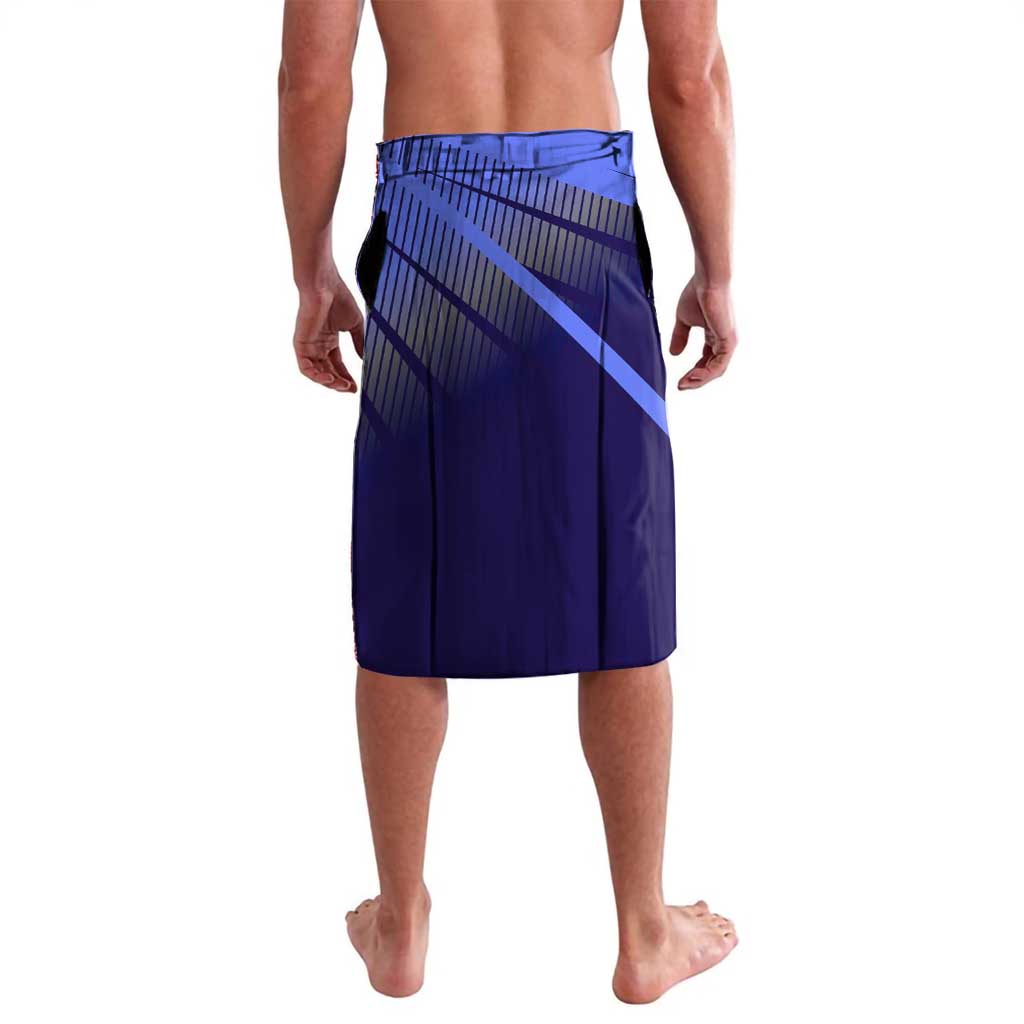 Personalized Aoi Todo Jujutsu Kaisen Lavalava with Blue Gradient and Goalkeeper Action Design