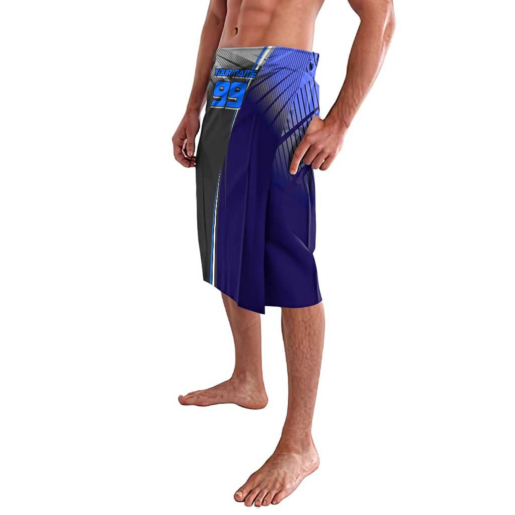 Personalized Aoi Todo Jujutsu Kaisen Lavalava with Blue Gradient and Goalkeeper Action Design