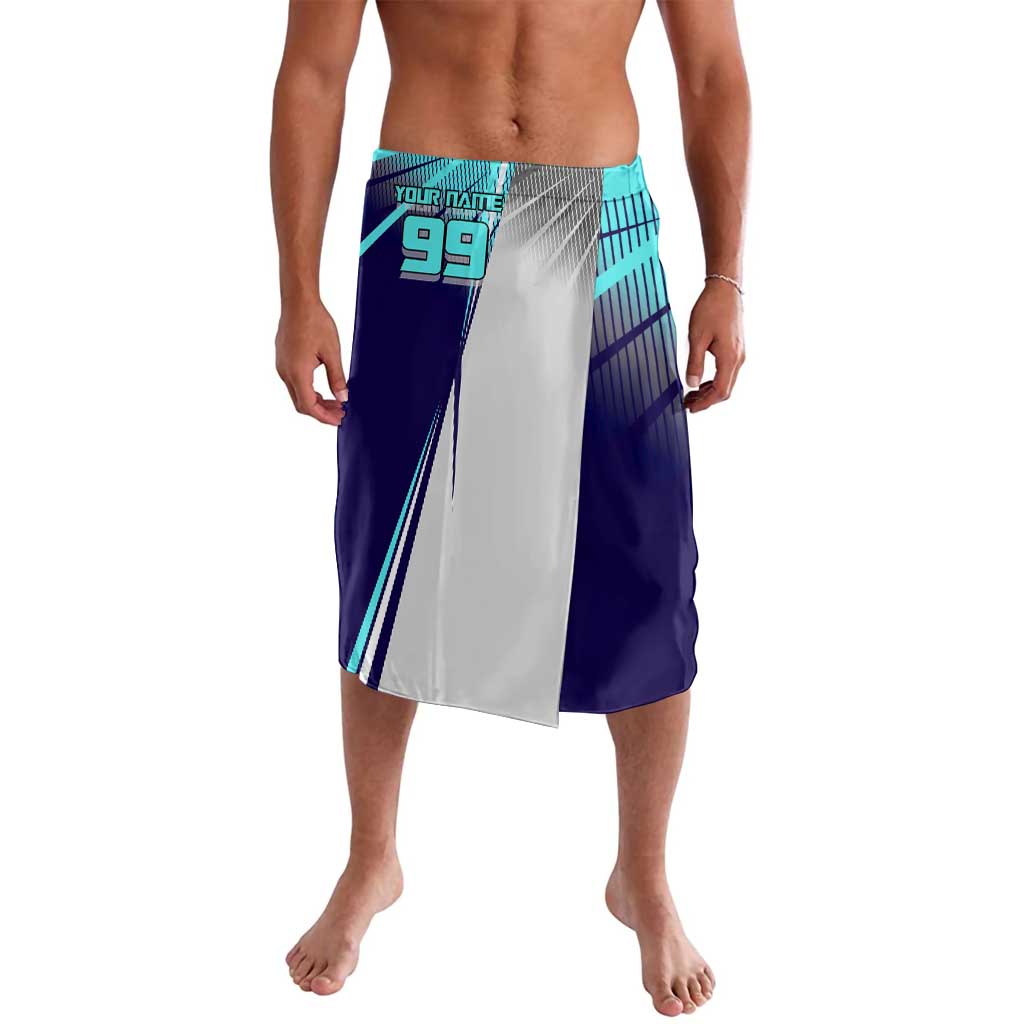 Personalized Miwa Kasumi Jujutsu Kaisen Lavalava with Light Blue Accents and Action Pose