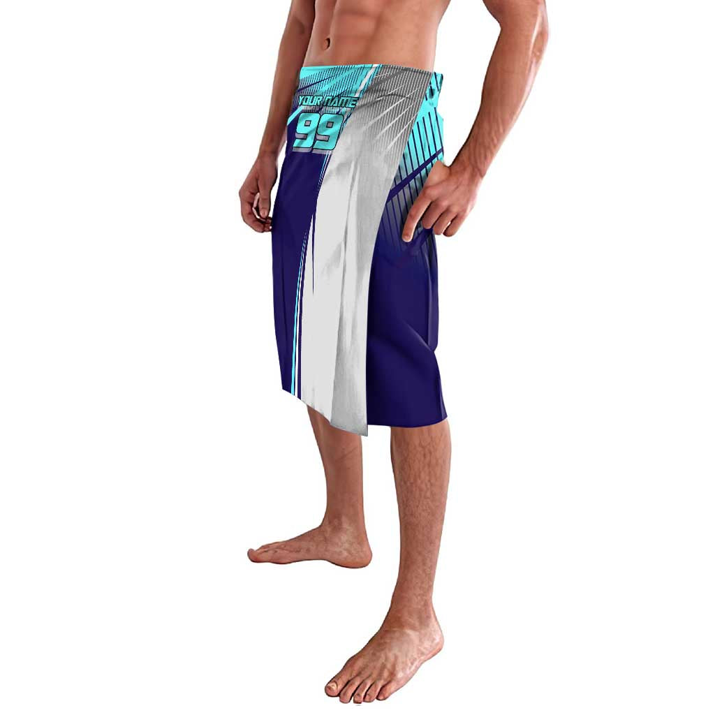 Personalized Miwa Kasumi Jujutsu Kaisen Lavalava with Light Blue Accents and Action Pose