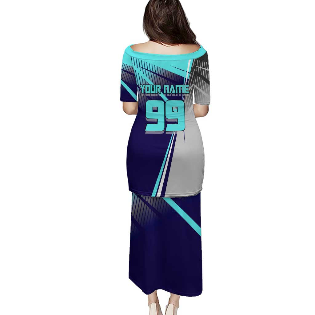 Personalized Miwa Kasumi Jujutsu Kaisen Puletasi with Light Blue Accents and Action Pose