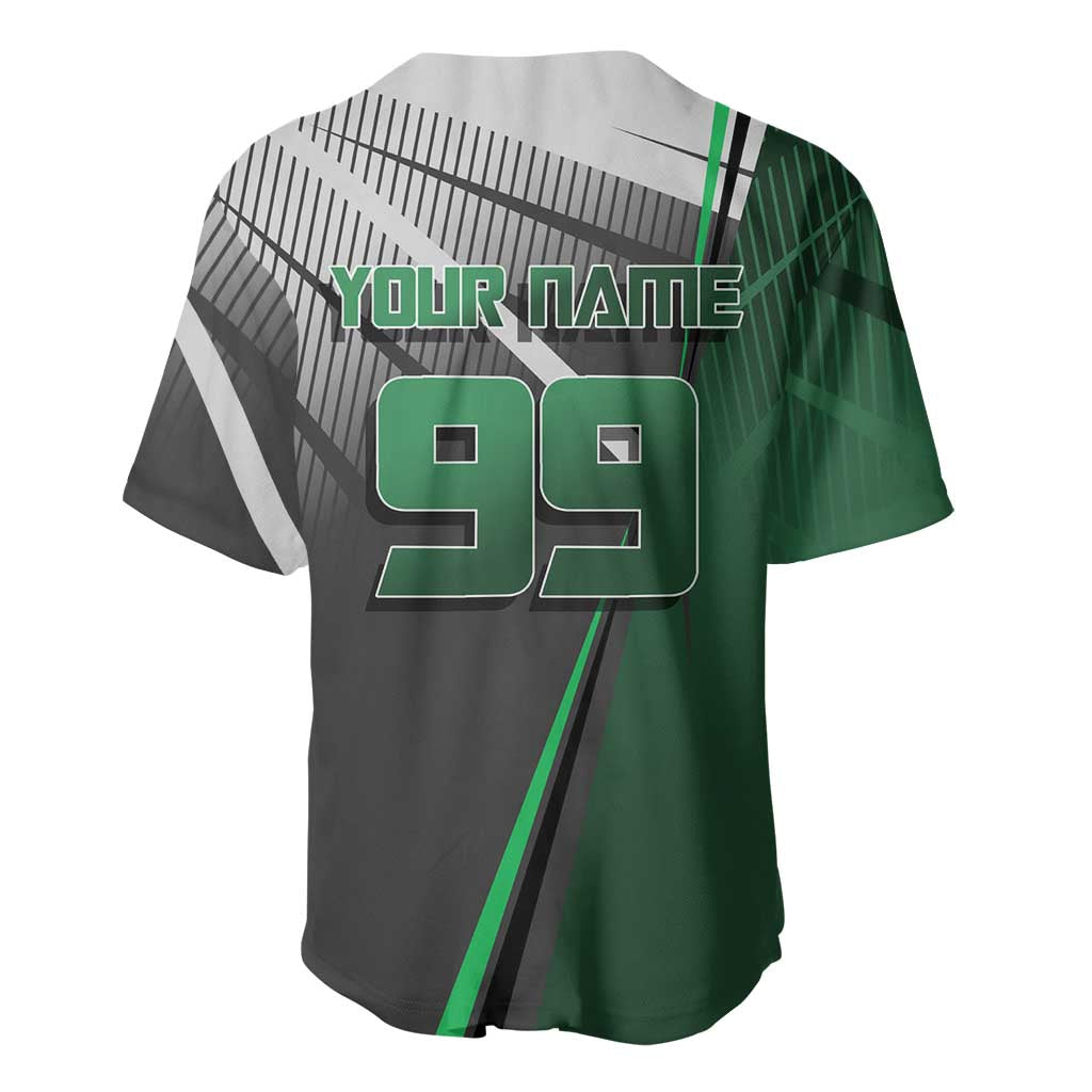 Personalized Maki Zenin Jujutsu Kaisen Baseball Jersey Anime Soccer Design, Green Monochrome Action Pose