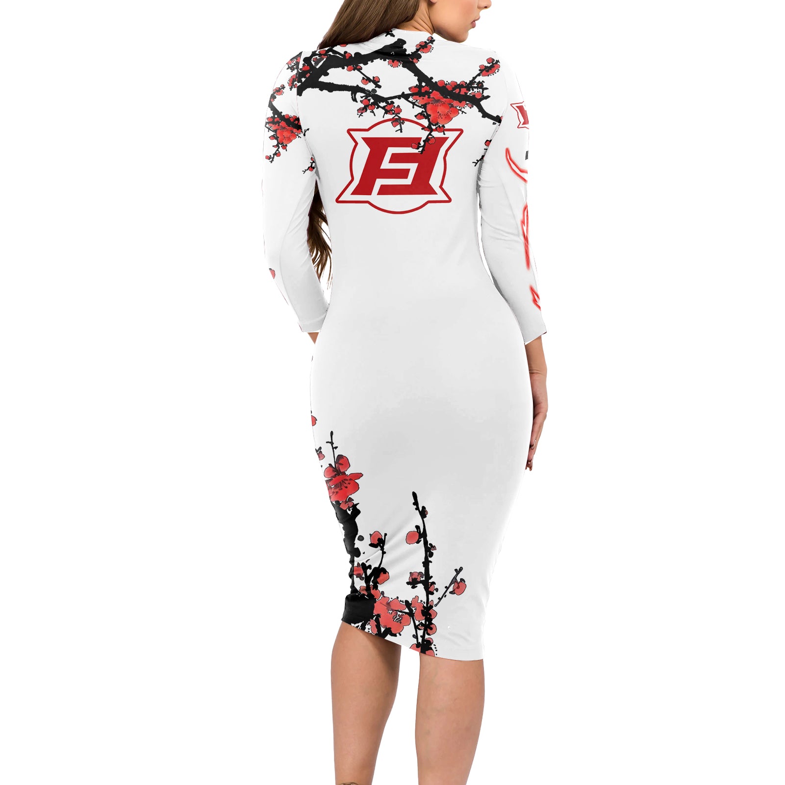 Frieza - Japan Style Anime Long Sleeve Bodycon Dress