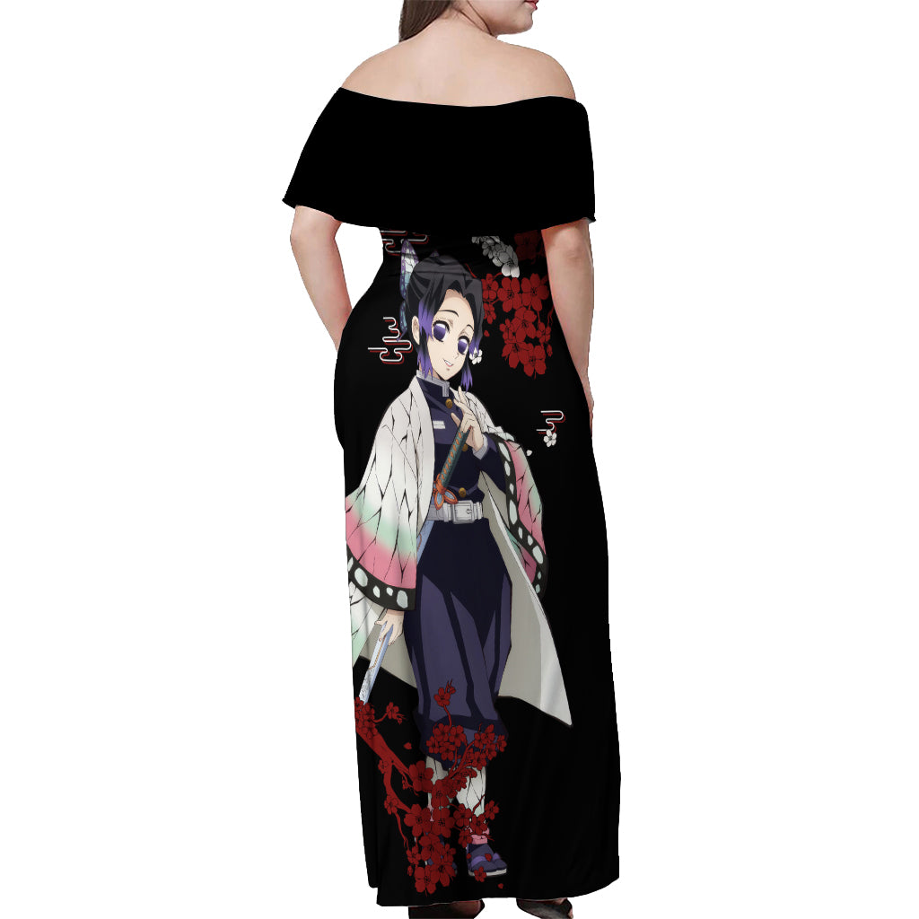 Shinobu Kocho - Japan Style Off Shoulder Maxi Dress
