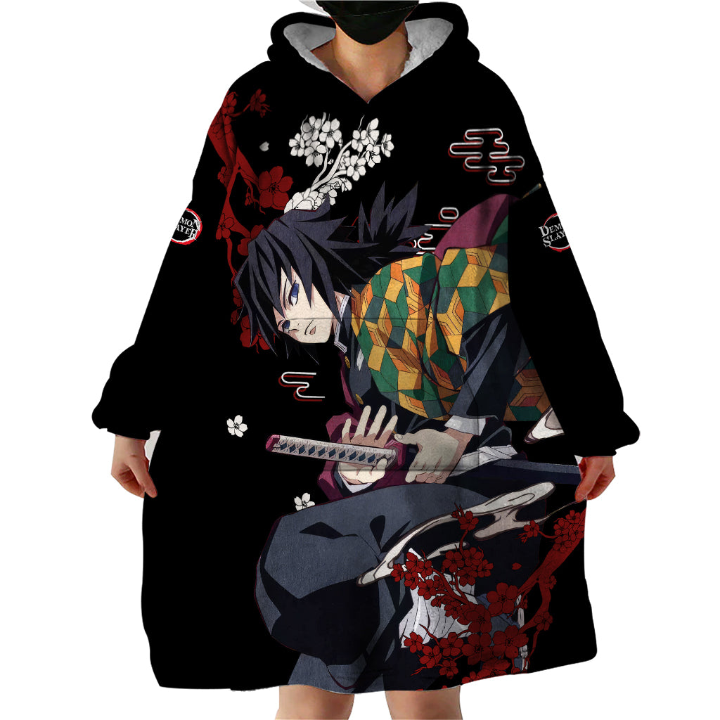 Giyu Tomioka - Japan Style Wearable Blanket Hoodie
