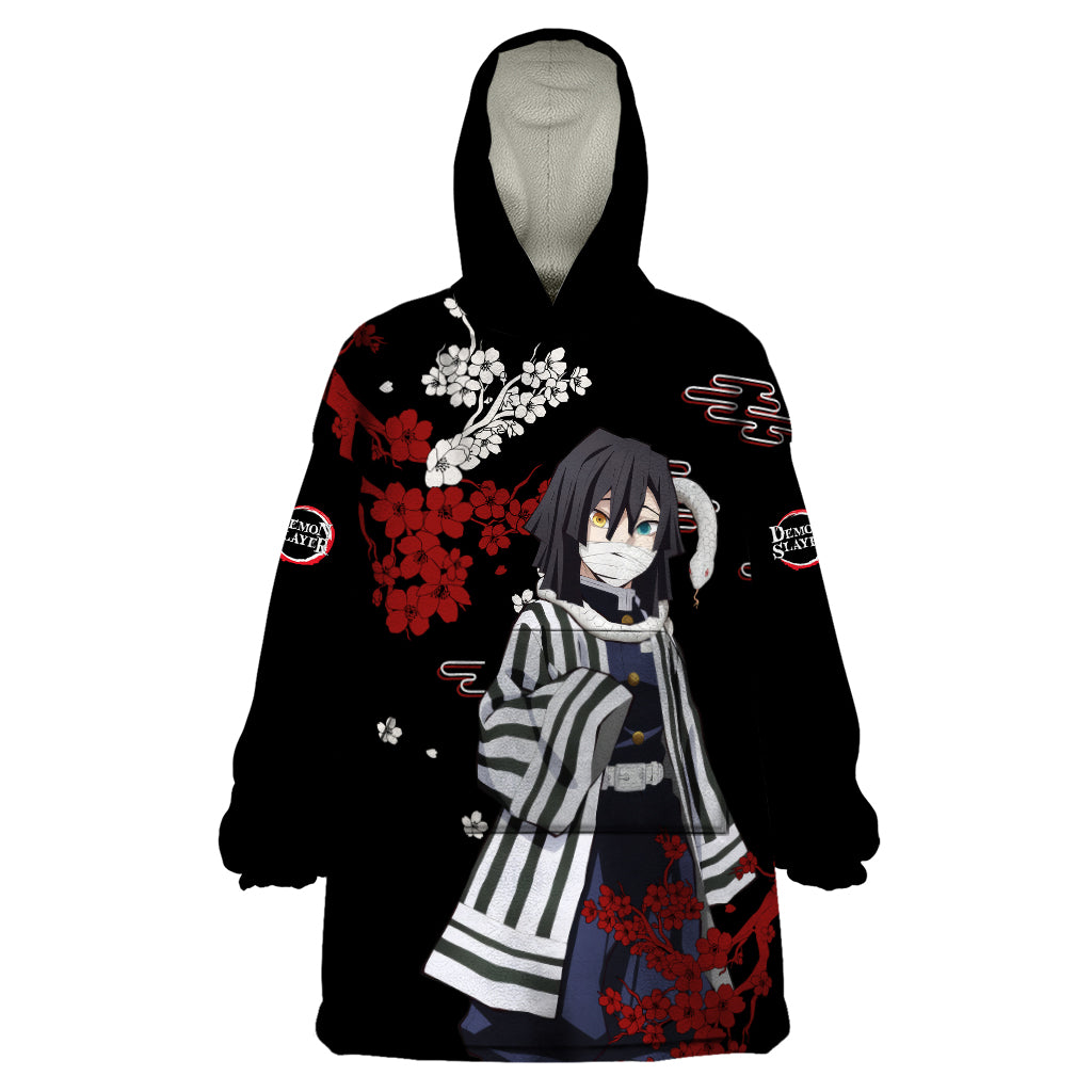 Obanai Iguro - Japan Style Wearable Blanket Hoodie
