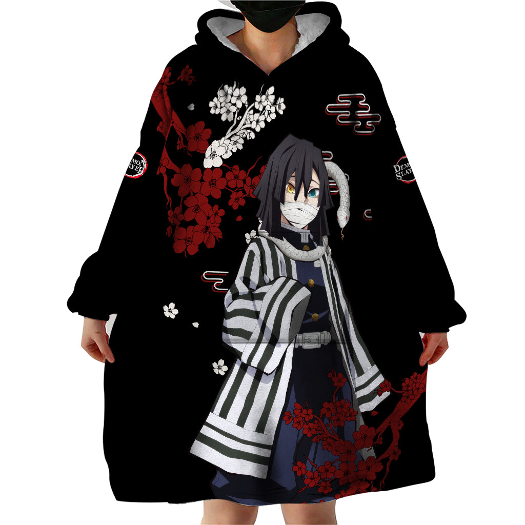 Obanai Iguro - Japan Style Wearable Blanket Hoodie