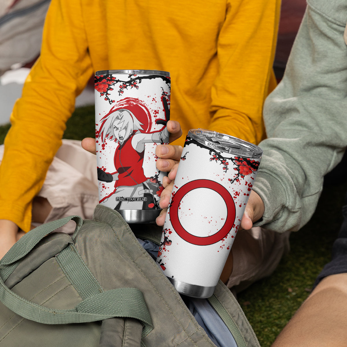 Haruno Sakura Tumbler Cup Japan Style Anime