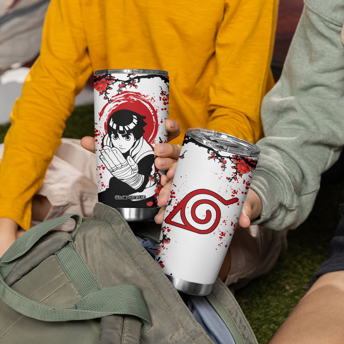 Rock Lee Tumbler Cup Japan Style Anime