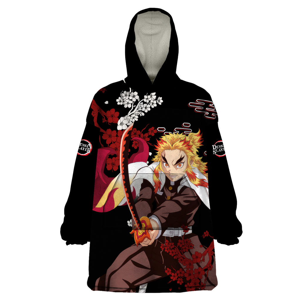 Kyojuro Rengoku - Japan Style Wearable Blanket Hoodie