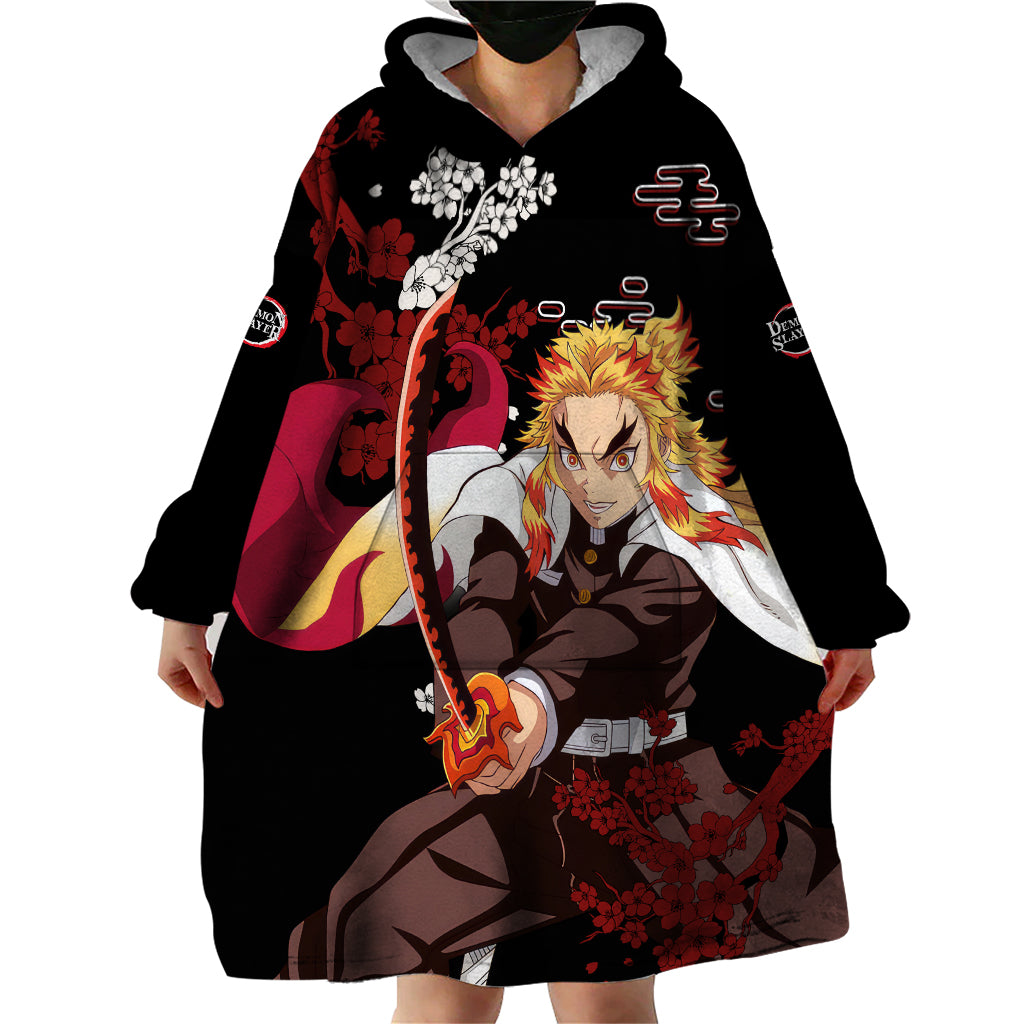 Kyojuro Rengoku - Japan Style Wearable Blanket Hoodie