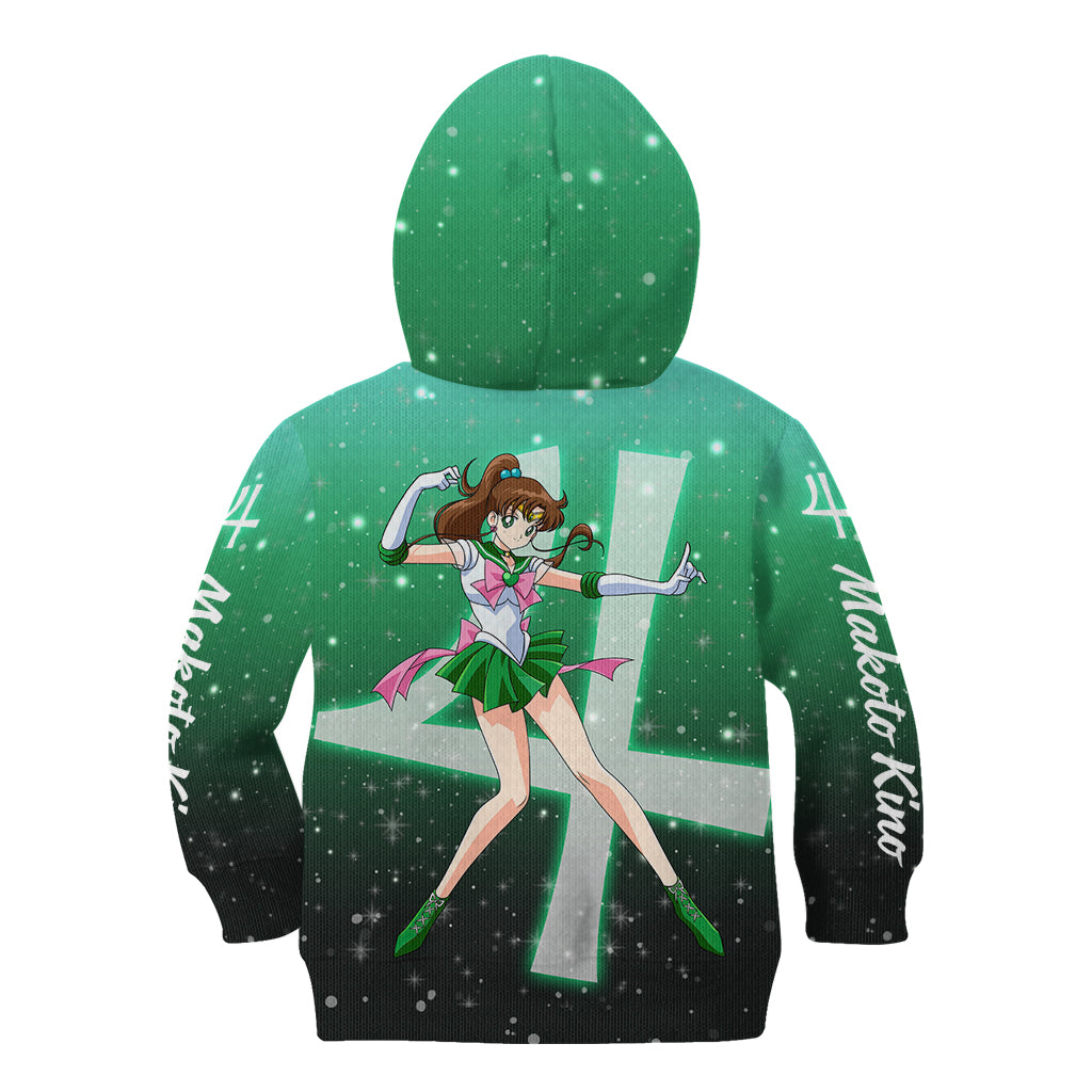 Sailor Jupiter Makoto Kino Kid Hoodie