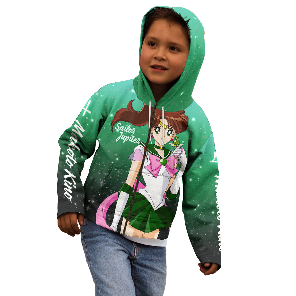 Sailor Jupiter Makoto Kino Kid Hoodie