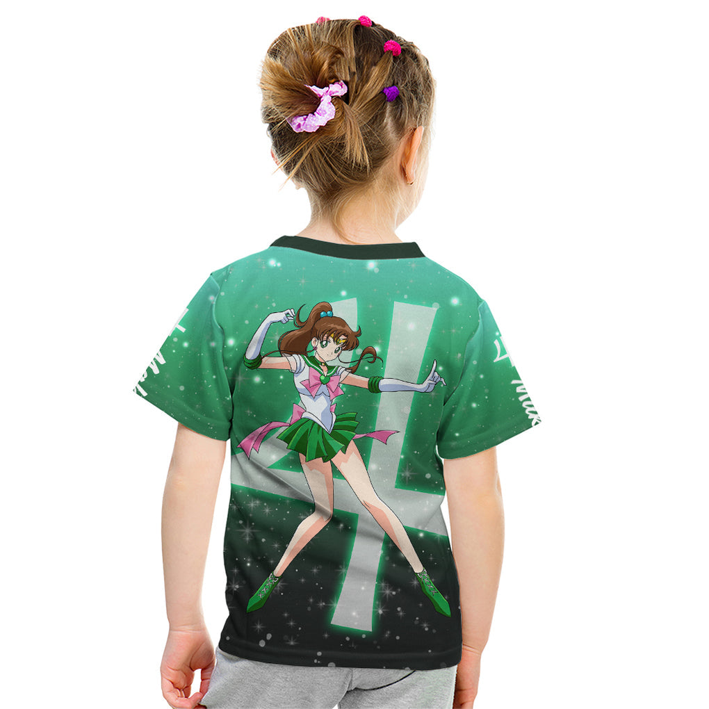 Sailor Jupiter Makoto Kino Kid T Shirt