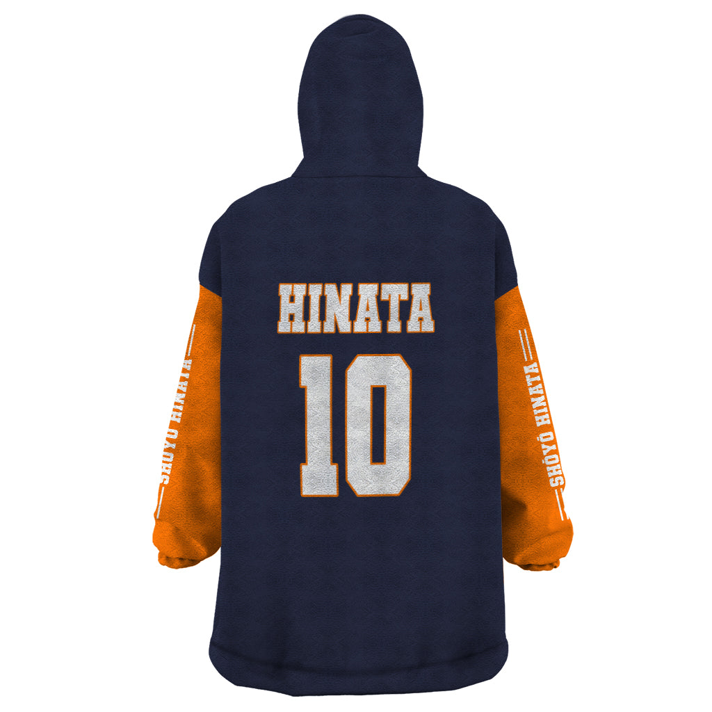 Karasuno Shoyo Hinata Wearable Blanket Hoodie