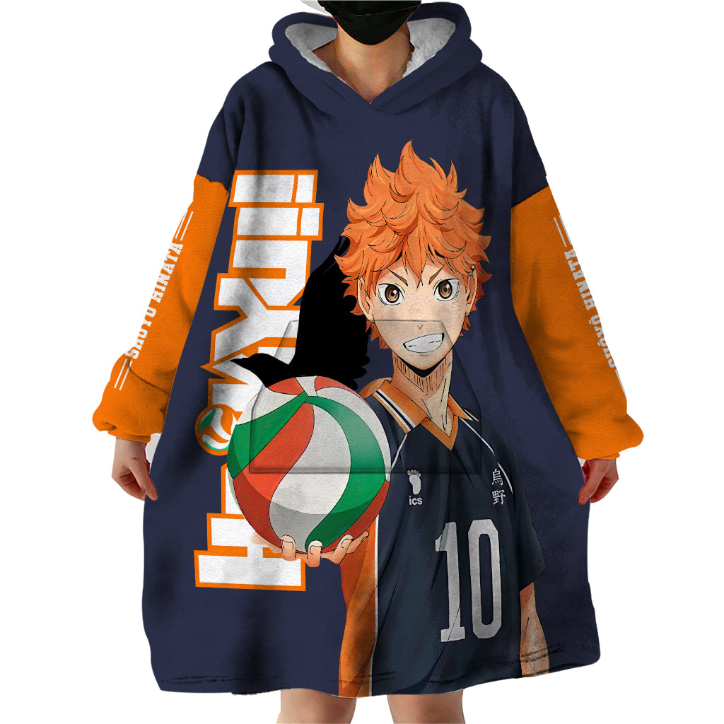 Karasuno Shoyo Hinata Wearable Blanket Hoodie