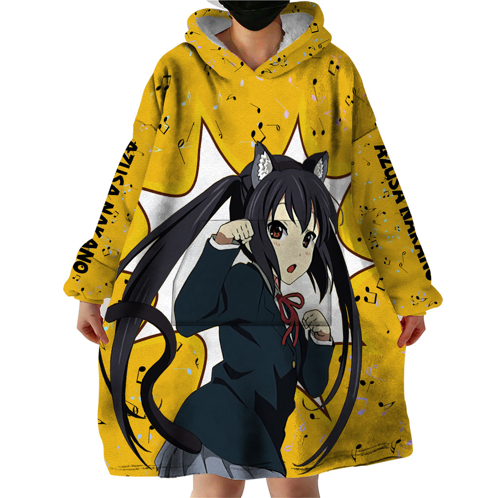 K-On - Azusa Nakano Anime Wearable Blanket Hoodie