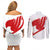 Wendy Marvell Couples Matching Off Shoulder Short Dress and Long Sleeve Button Shirt