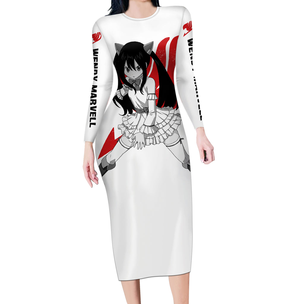 Wendy Marvell Long Sleeve Bodycon Dress