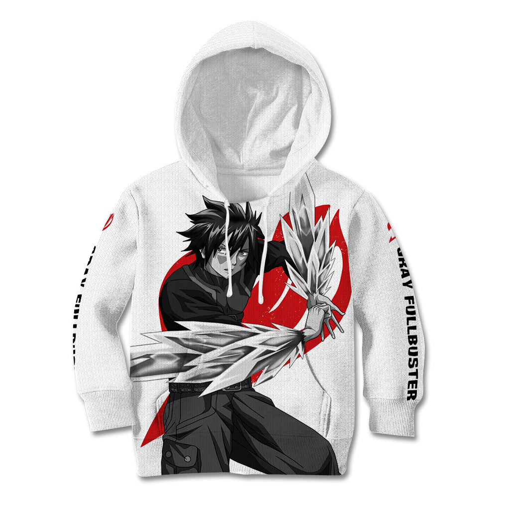 Gray Fullbuster - Silhouette Anime Kid Hoodie