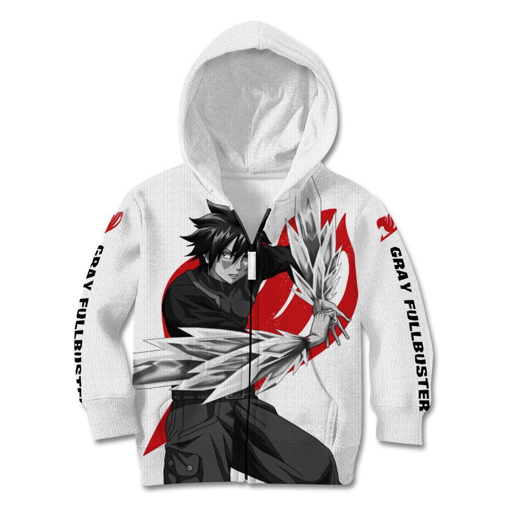 Gray Fullbuster - Silhouette Anime Kid Hoodie