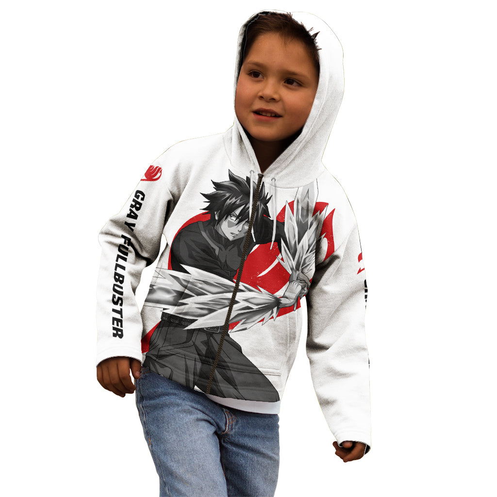 Gray Fullbuster - Silhouette Anime Kid Hoodie