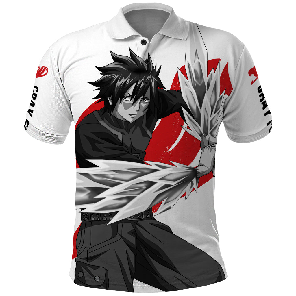 Gray Fullbuster - Silhouette Anime Polo Shirt