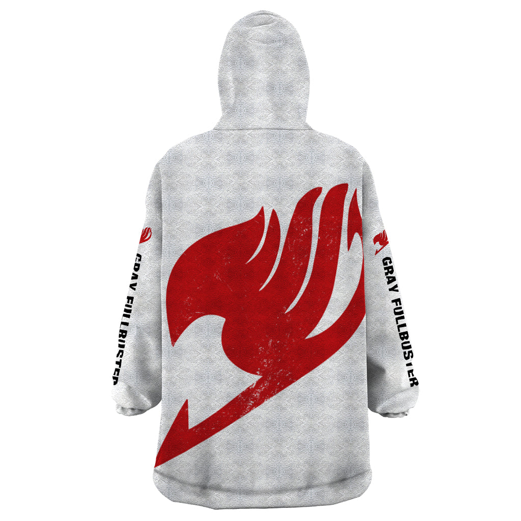 Gray Fullbuster - Silhouette Anime Wearable Blanket Hoodie