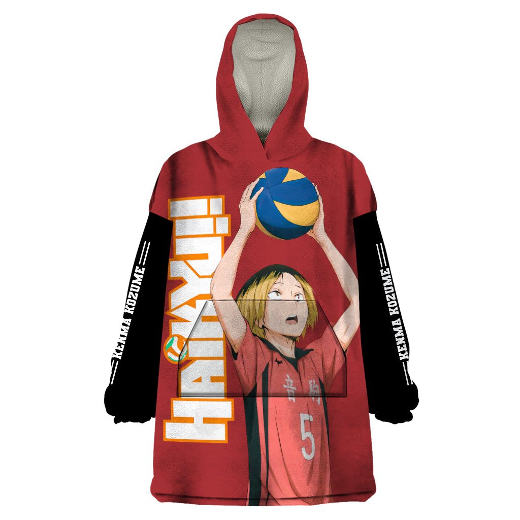 Nekoma Kenma Kozume Wearable Blanket Hoodie