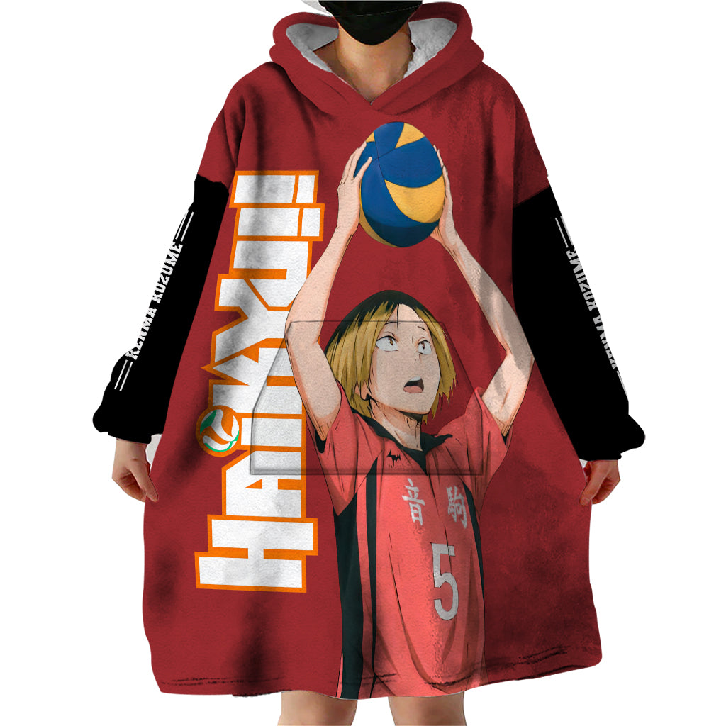 Nekoma Kenma Kozume Wearable Blanket Hoodie