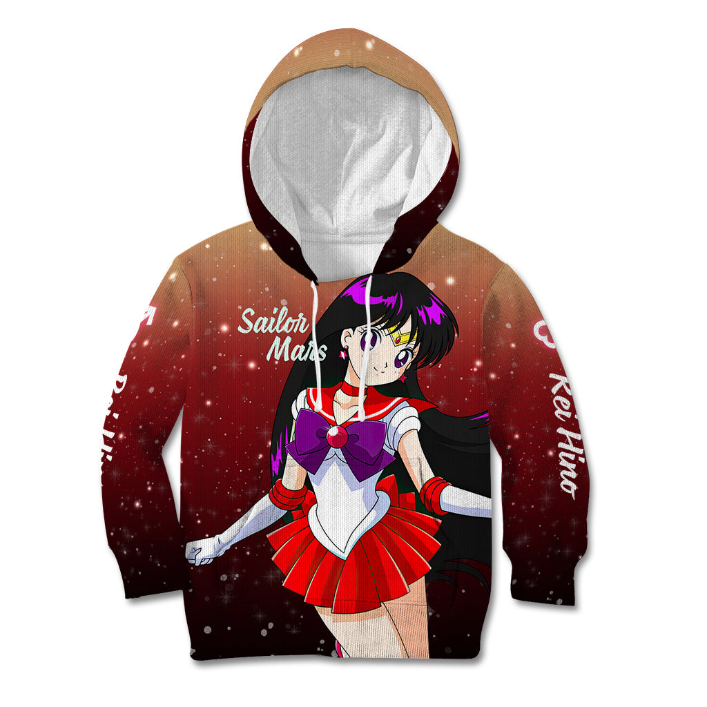 Sailor Mars Rei Hino Kid Hoodie