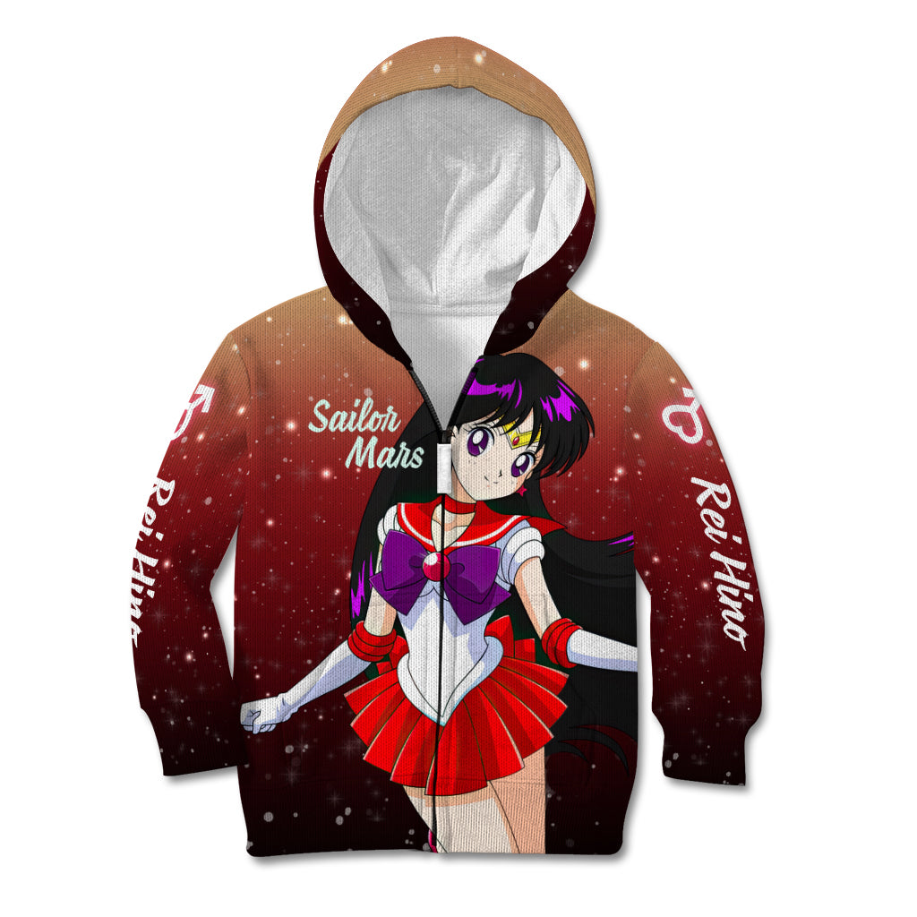 Sailor Mars Rei Hino Kid Hoodie