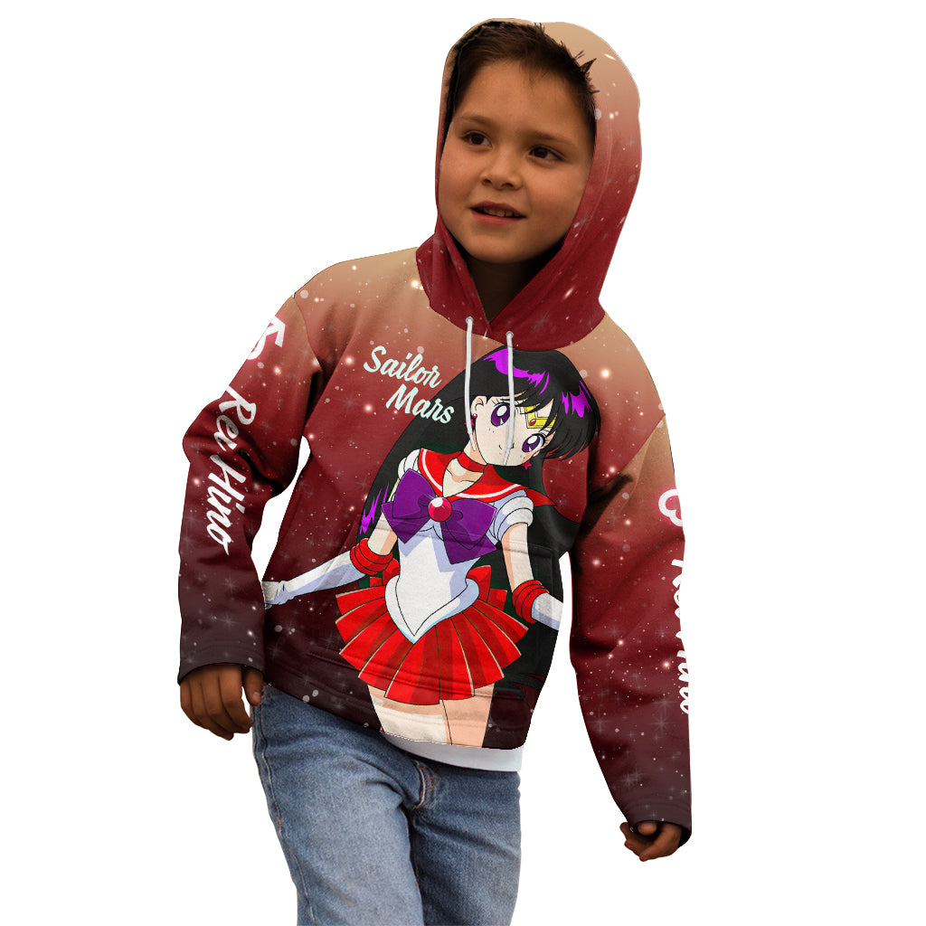 Sailor Mars Rei Hino Kid Hoodie