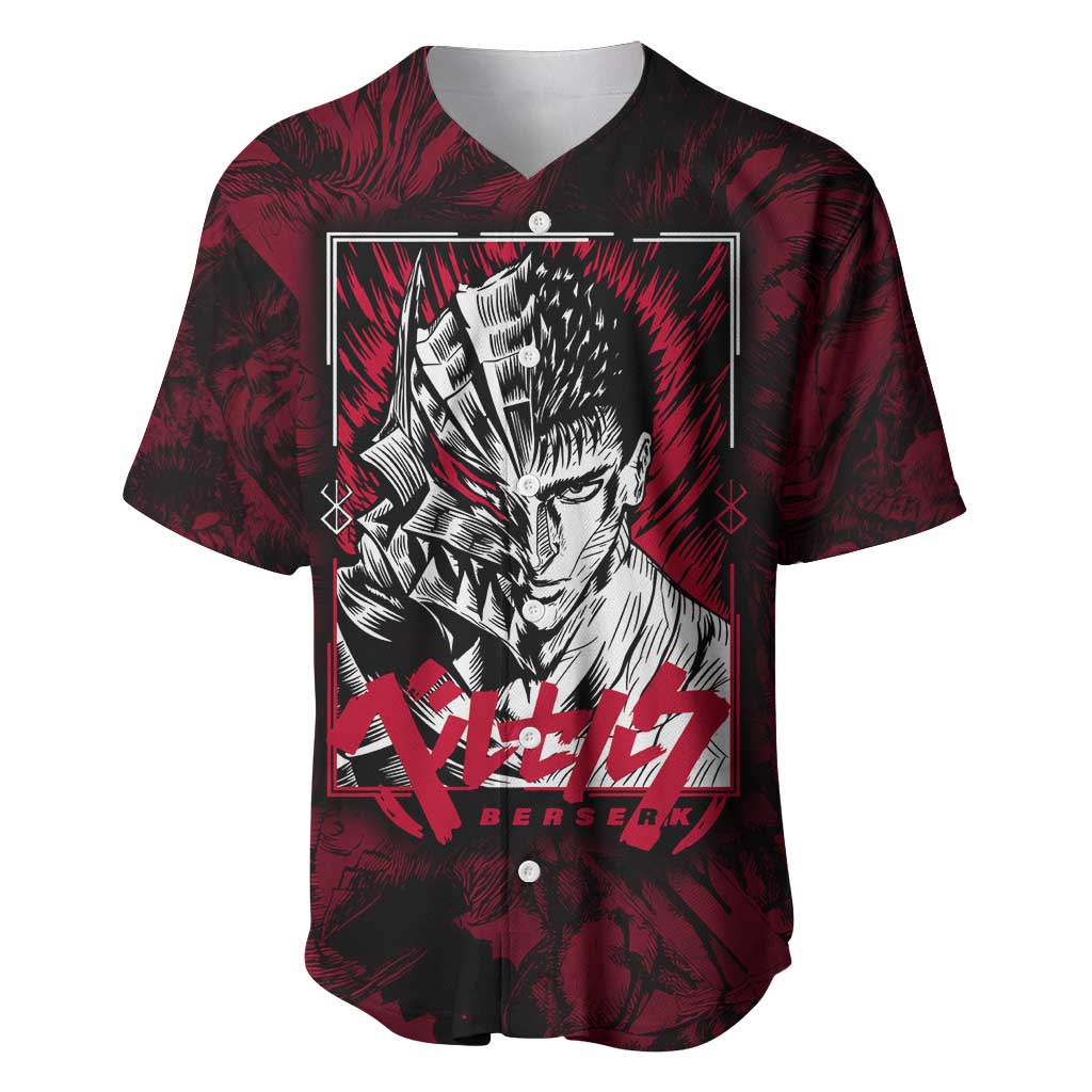 Guts Metal - Bererk Baseball Jersey Anime Style - The Mazicc