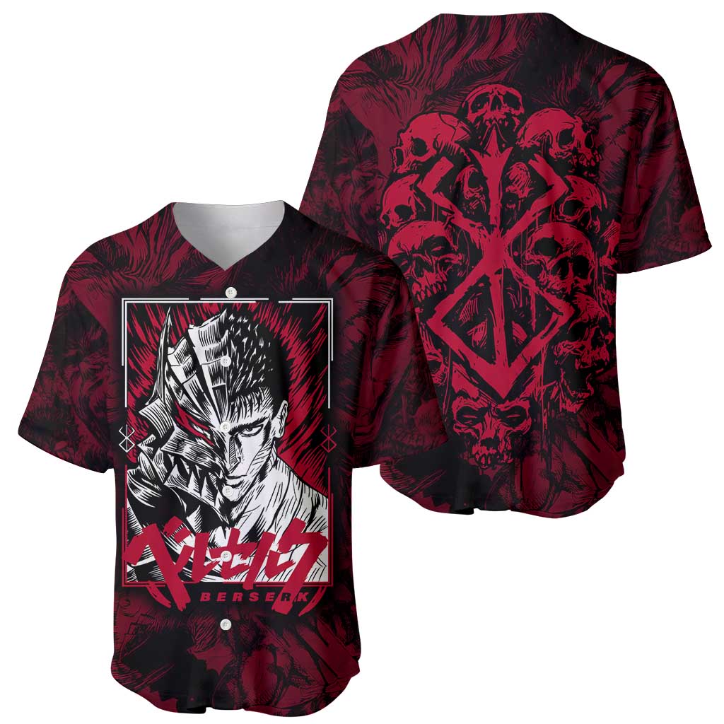 Guts Metal - Bererk Baseball Jersey Anime Style - The Mazicc